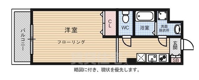 ロイヤルリバービュー143の間取り写真