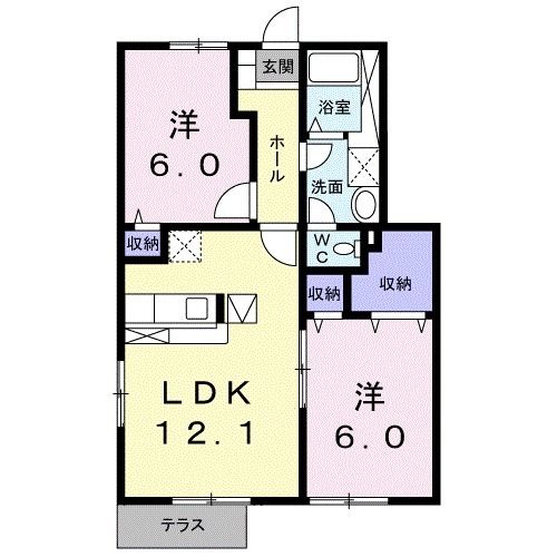 ミルトハウス:Dの間取り写真