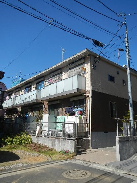 建物外観　軽量鉄骨造ペット可アパート♪