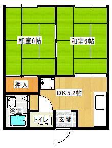 コーポ京野の間取り