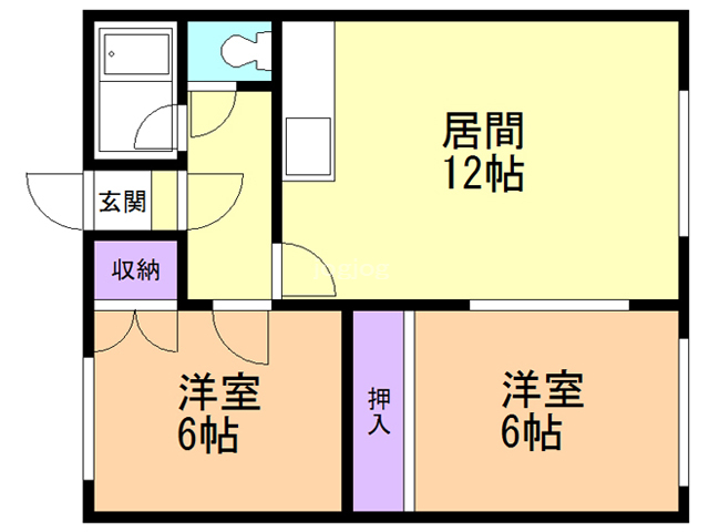 【おおたハイツの間取り】