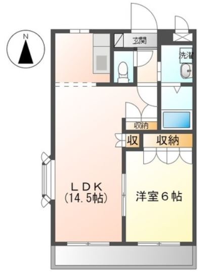 パルムドール参番館の間取り