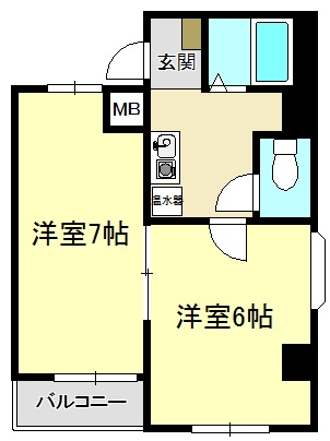 クレセント土樋の間取り