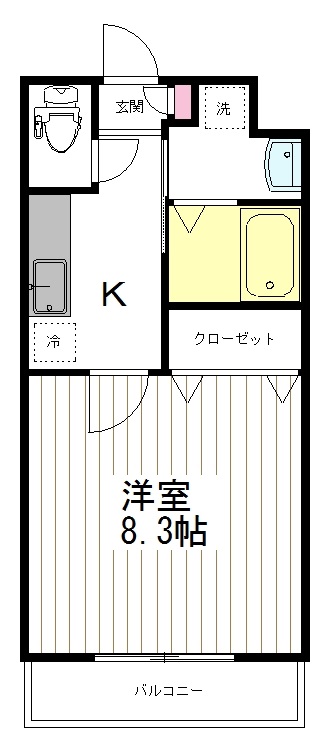 仙台市太白区桜木町のマンションの間取り