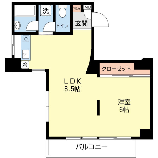 セジュール金山の間取り