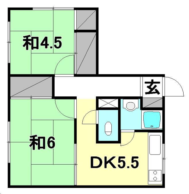 大盛マンションの間取り