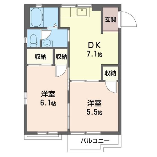 サンハイムの間取り