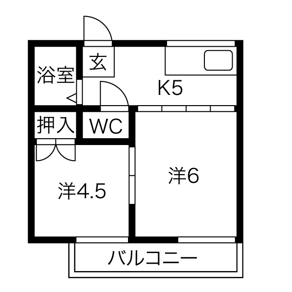 ダイキョウラオムの間取り