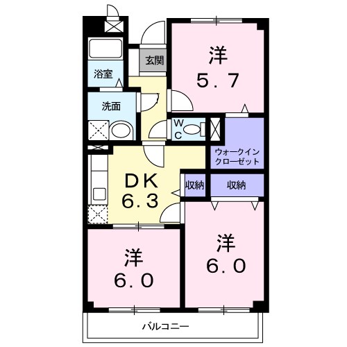 エクセレントスクェア21の間取り