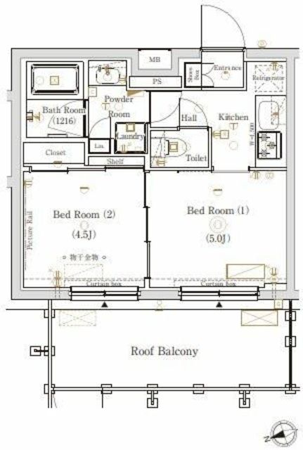 ＨＹ’ｓ　新江古田の間取り