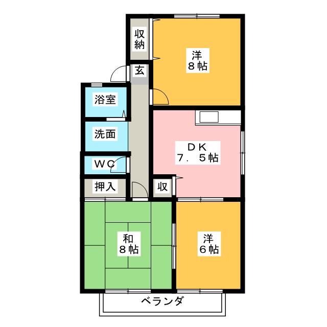 グレース大間の間取り