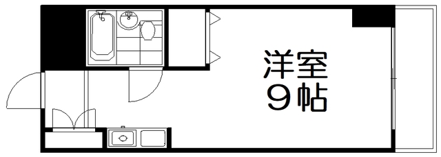 宮之阪マンションの間取り