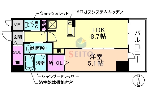 エールグラン豊中本町の間取り