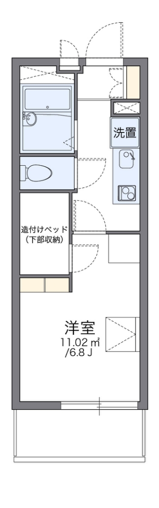 【大阪市城東区成育のマンションの間取り】