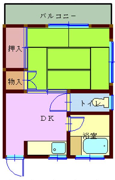 本荘ハイツの間取り