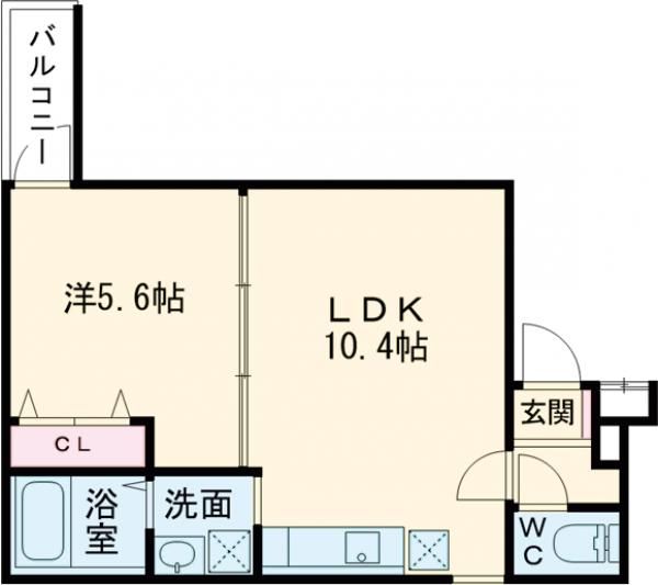 フジパレス東正雀の間取り