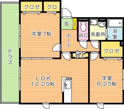 プレミールASOI　C棟の間取り