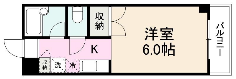 さぬき市志度のマンションの間取り