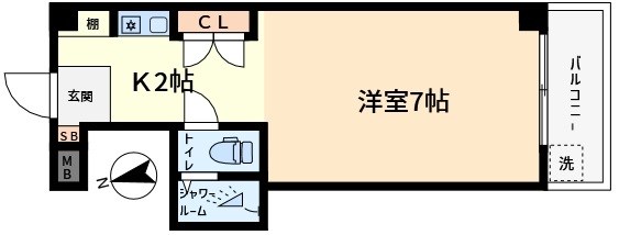 コーポマスダ10の間取り