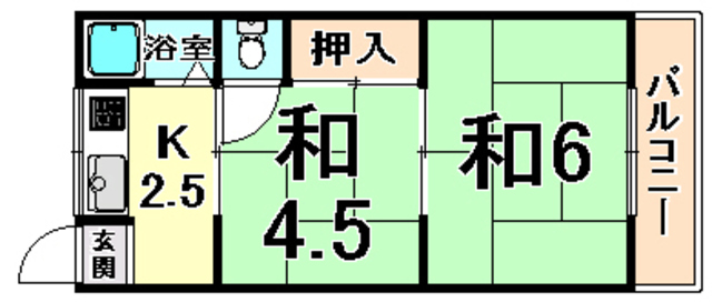 光マンションの間取り