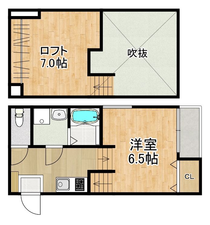 MODERN PALAZZO 貝津Primeの間取り