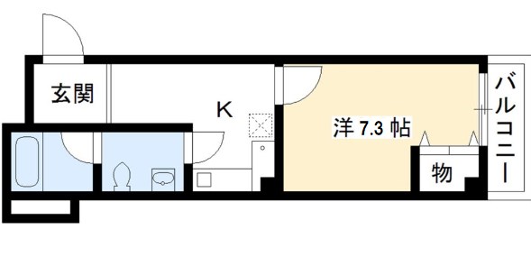 【ヴィオレッタ五条の間取り】