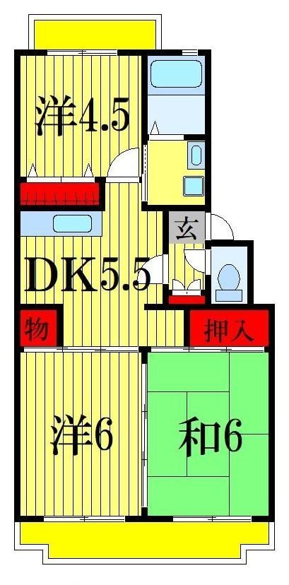 ファミリーフジの間取り