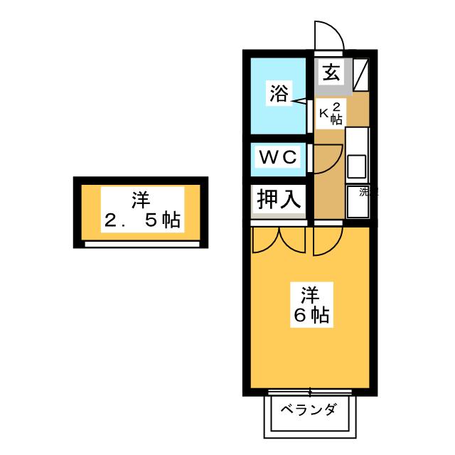 グリーンハイムマツイの間取り