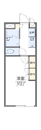 レオパレスロォーンデイジーの間取り