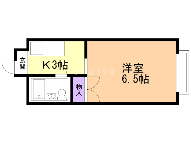 新町マンションの間取り