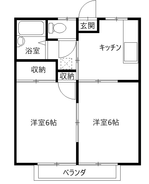 第2井上コーポの間取り