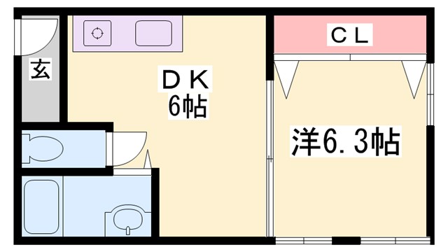 大星マンションの間取り