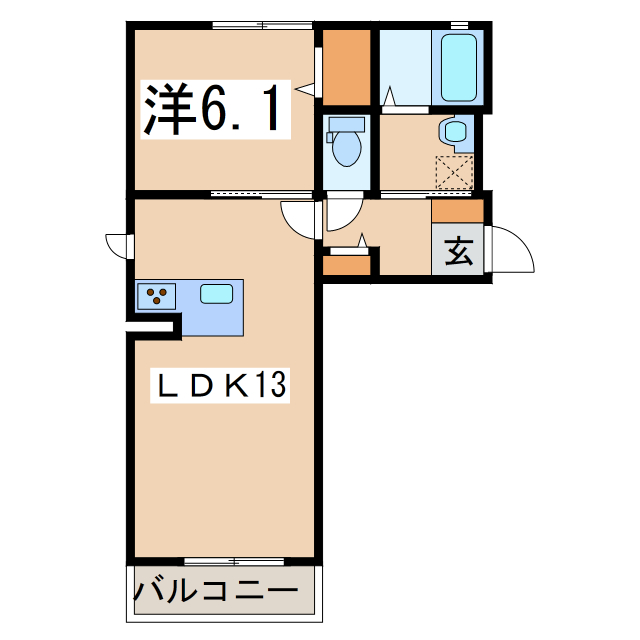 プロヌーブ和の間取り