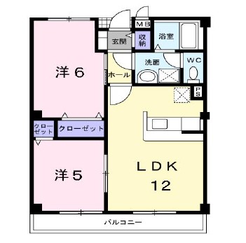 コンフォート東佐野の間取り