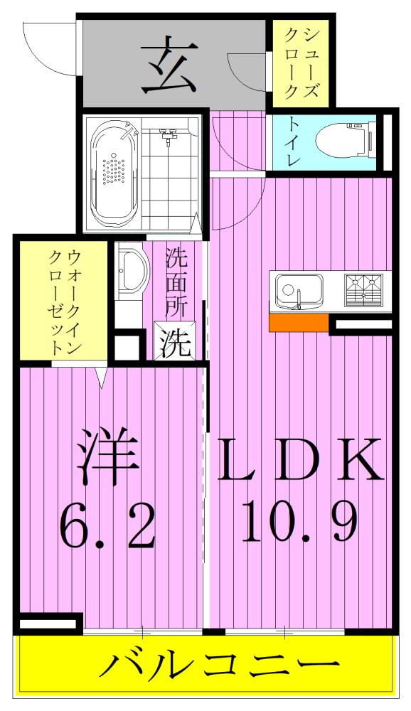 【ファミユCの間取り】