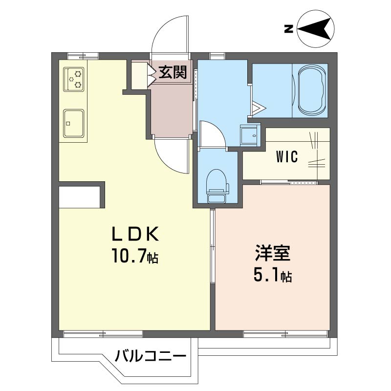 【サンハイツ東川口C棟の間取り】