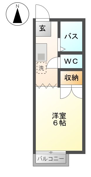 サンシティー井上IIの間取り