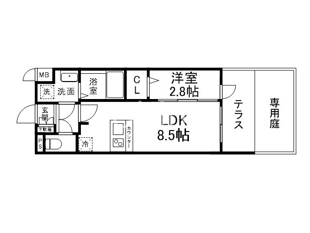 ファステート京都東福寺パラベルの間取り