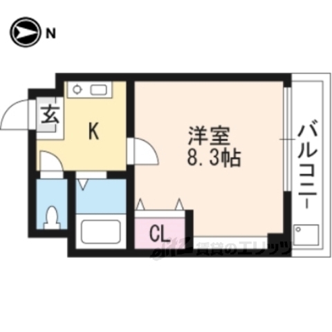 【ＮＯＲＴＨＳＱＵＡＲＥ－１の間取り】