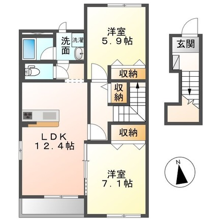 クレールエストの間取り