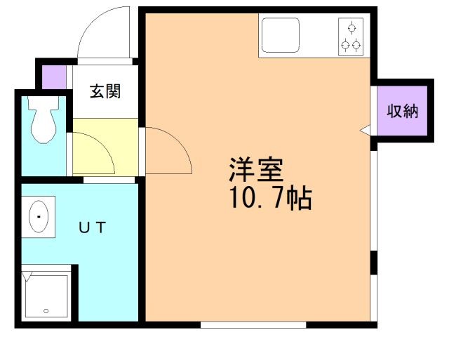 【北広島市共栄町のマンションの間取り】