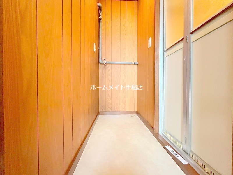 その他設備　洗濯機置き場です！