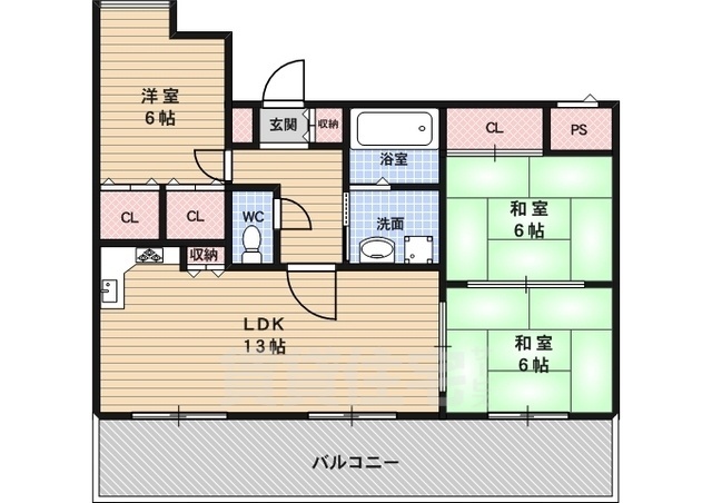 オリエントハイツの間取り