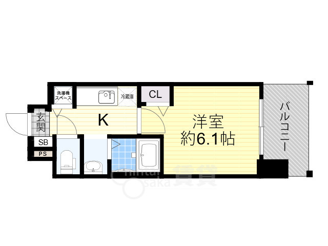 ララプレイス新大阪シエスタの間取り