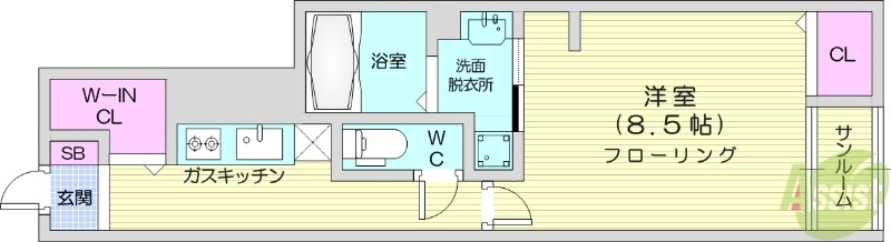 カレント・K 4の間取り