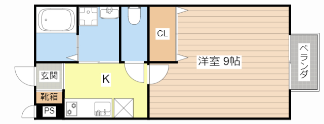 甲賀市水口町松栄のアパートの間取り