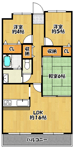 ドマーニ三田横山の間取り