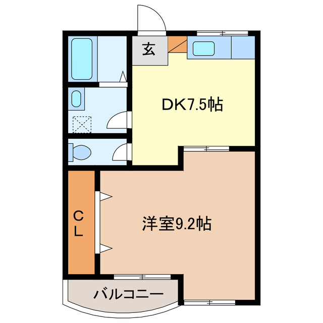 ダイムコーポ大池IIの間取り