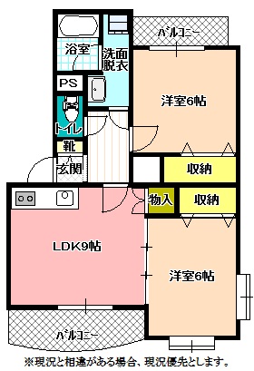 ガーデンハイム樗３番館の間取り