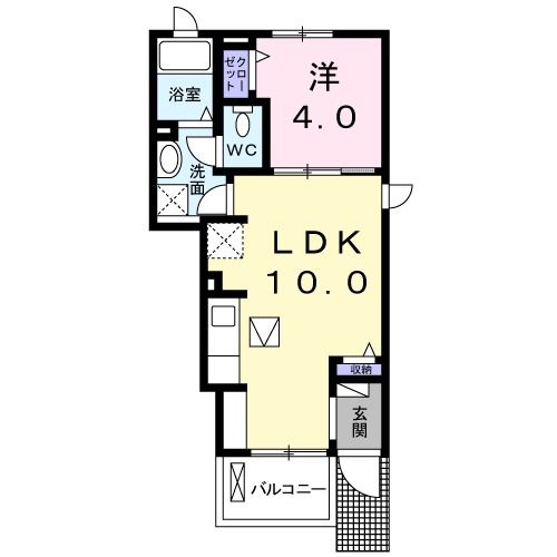 グラン　クード　Iの間取り